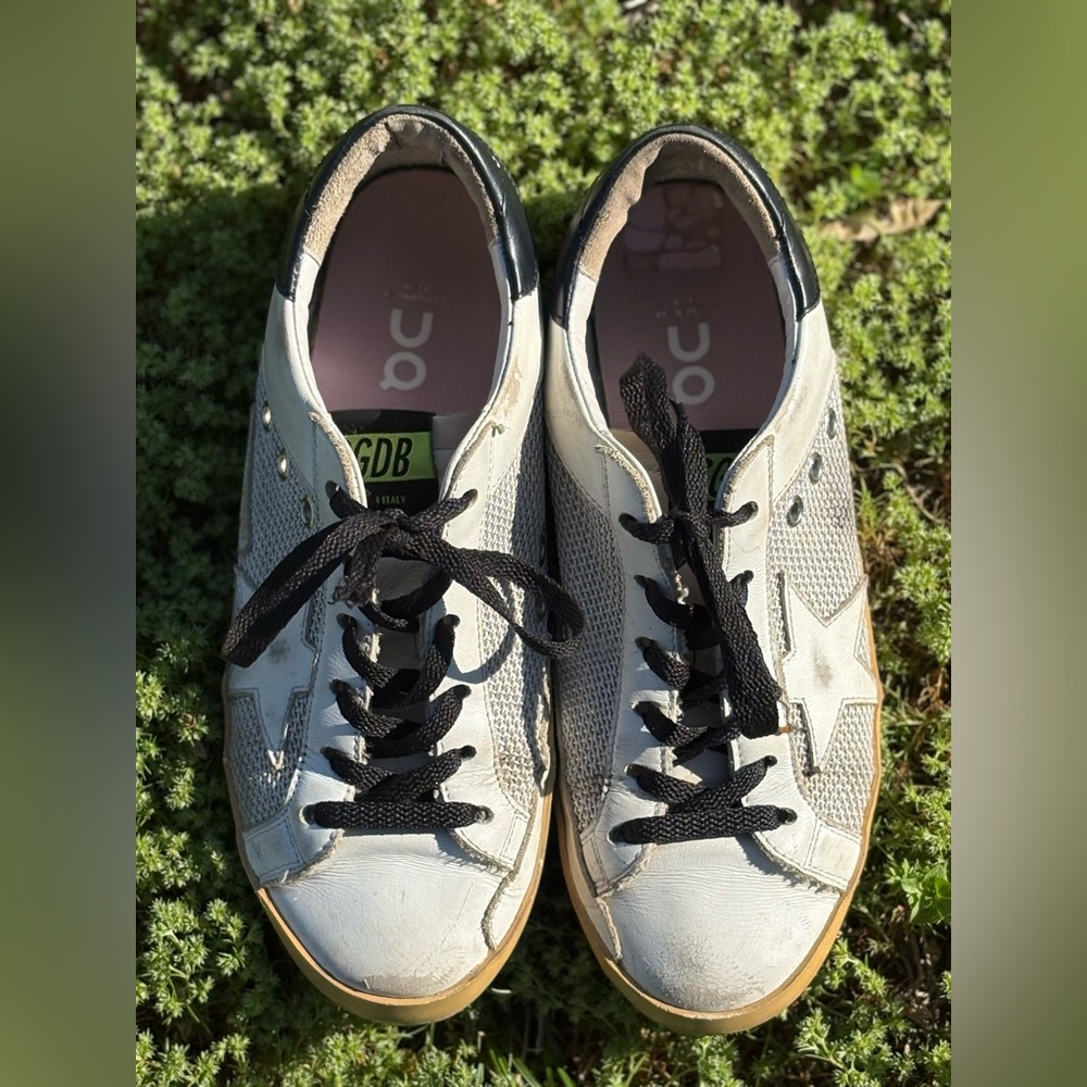 Golden Goose (Authentic) White and Black Women's Sneakers
